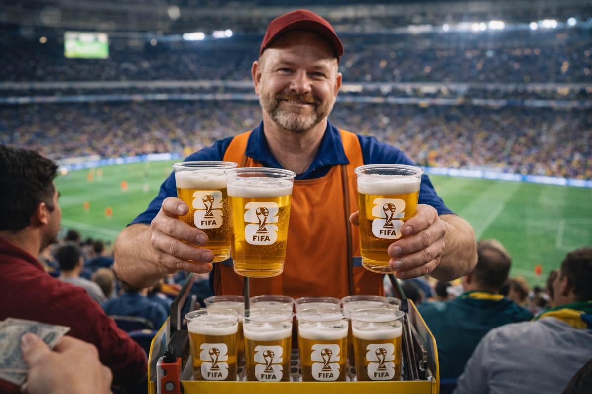 Personalización de vasos desechables para restaurantes durante el Mundial 2026 ⛹️♂️