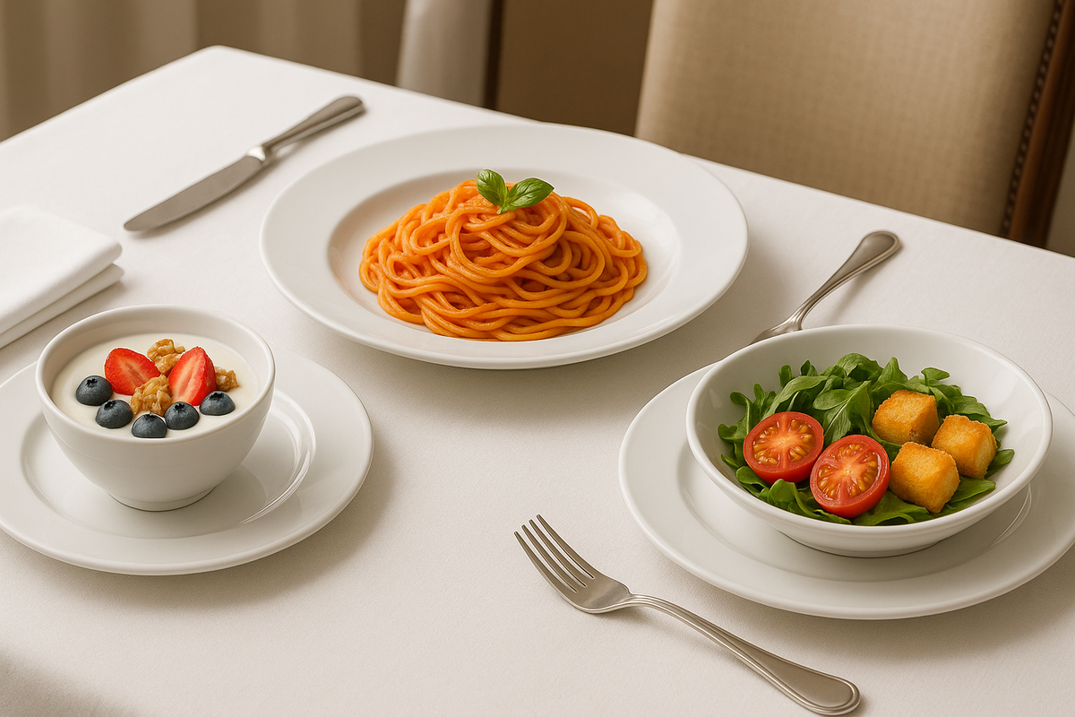 ¿Sabías que estos platos de porcelana son ideales para cualquier tipo de evento? 🎉