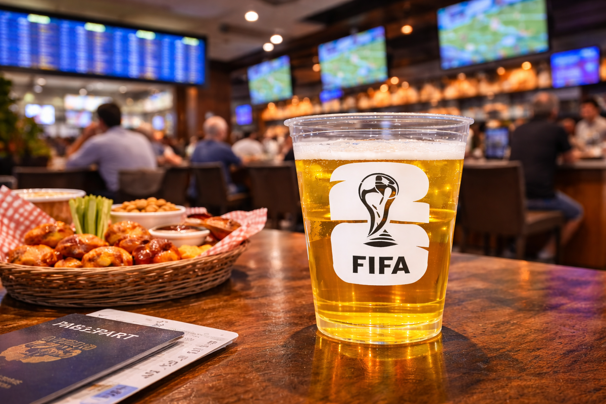 Vasos conmemorativos del Mundial 2026: branding que se consume