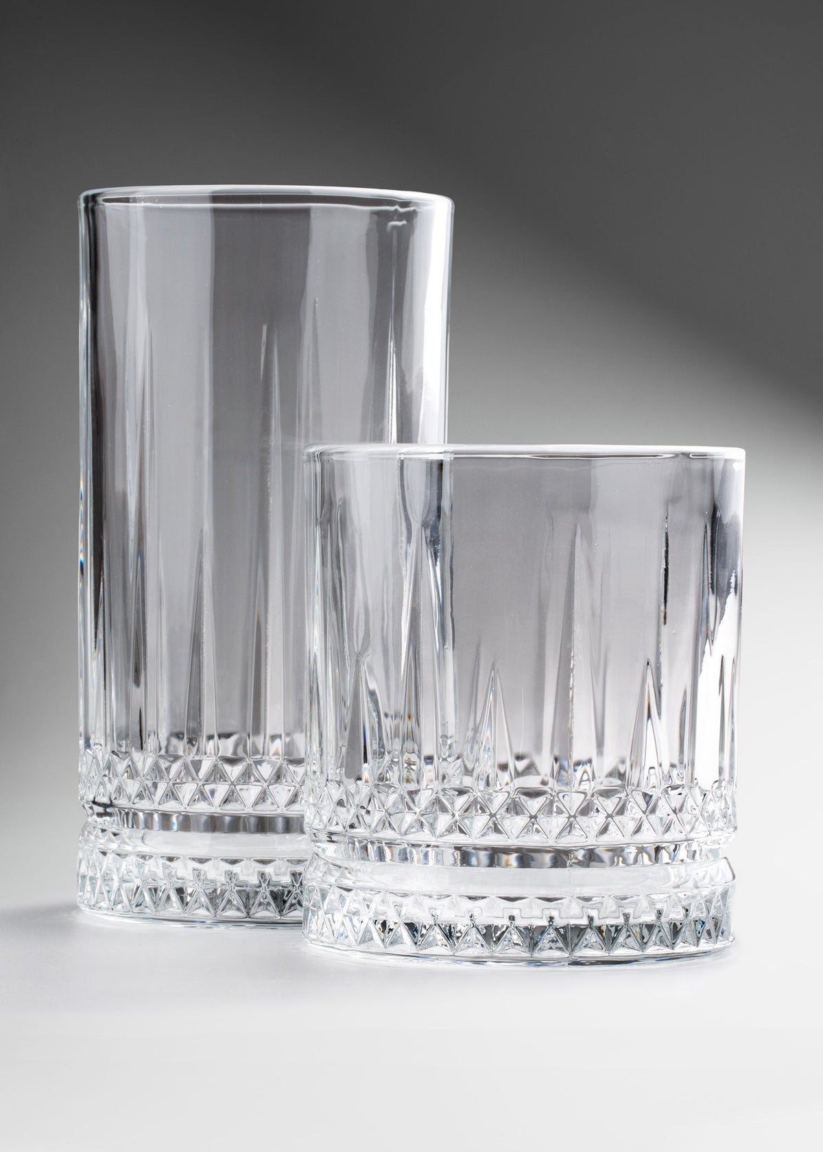 Vasos de vidrio y cristal para restaurante