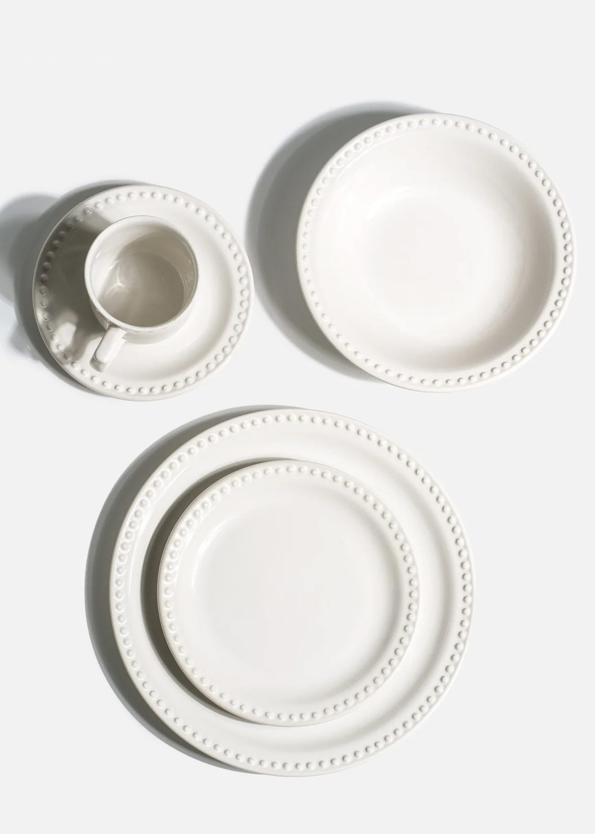 Plato hondo de cerámica blanco Monet Ø 21 cm, 750 ml — imagen de producto