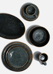 Platos trinche de porcelana negro Midnight — imagen de producto, vista 1