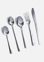 Cubiertos plateados de acero inoxidable Libra — imagen de producto, vista 1