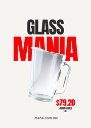 Jarra de vidrio transparente Casale 1.7 L — imagen de producto, vista 1