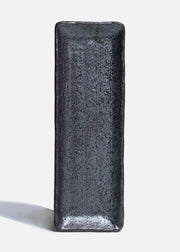 Plato rectangular de porcelana gris Nanban 26x8.5 cm — imagen de producto, vista 1