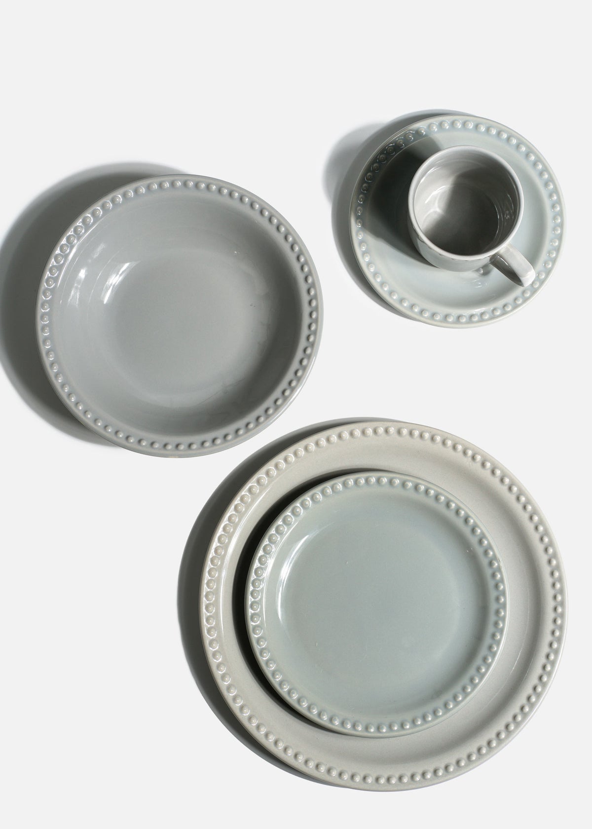 Taza de porcelana gris Monet 290 ml — imagen de producto, vista 3