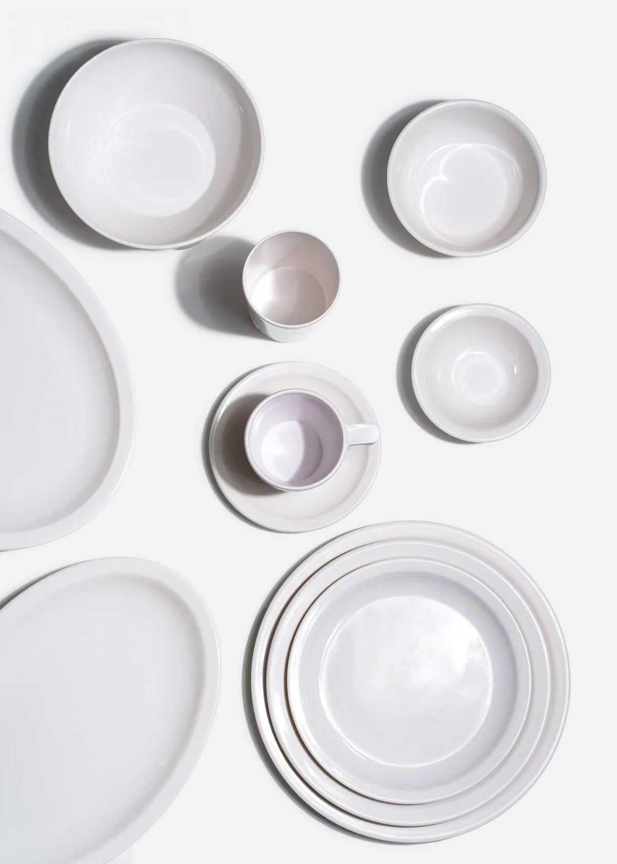 Platos trinche de melamina blanco Institucional — imagen de producto, vista 1