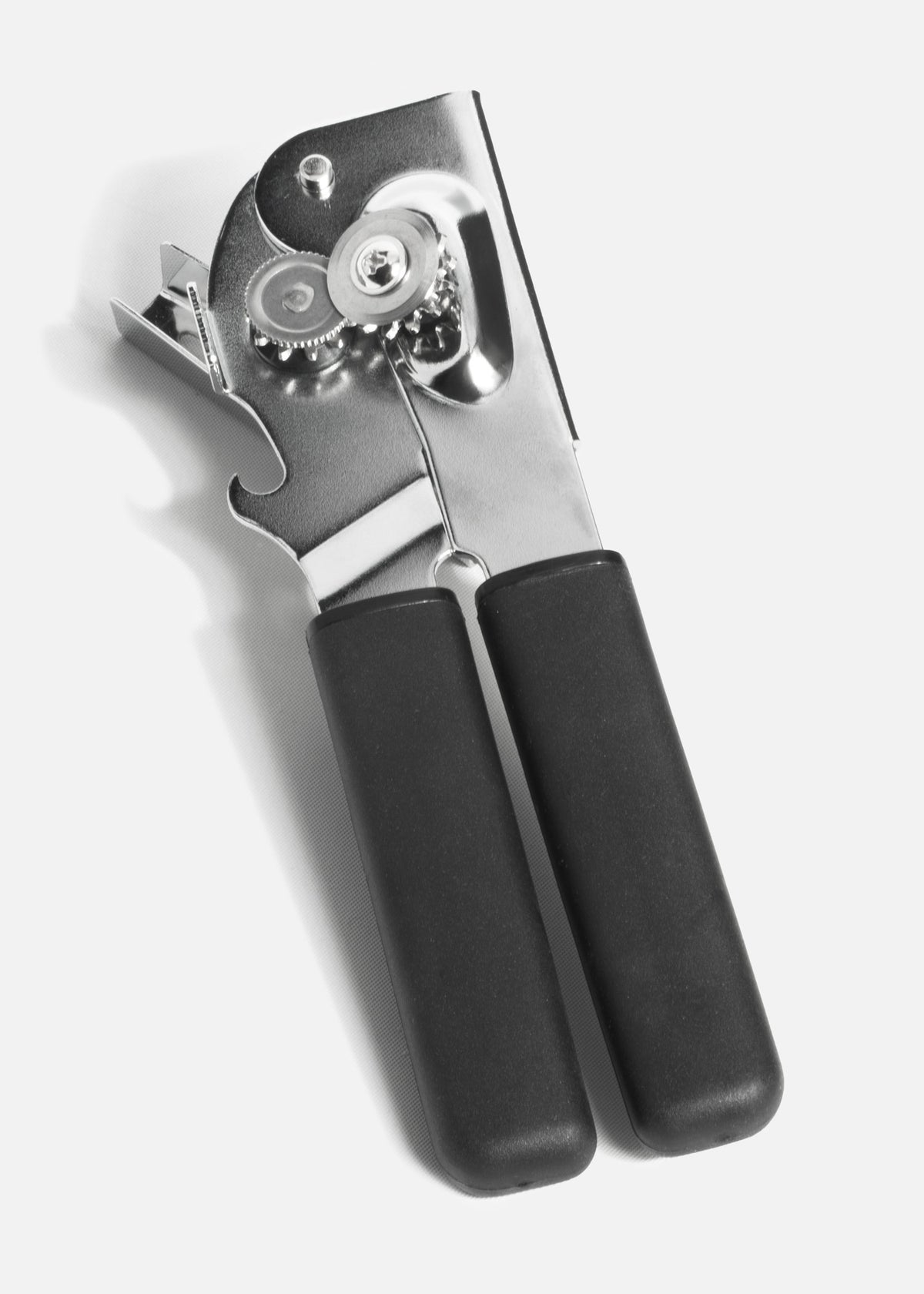 Abrelatas manual de acero inoxidable reforzado plata — imagen de producto