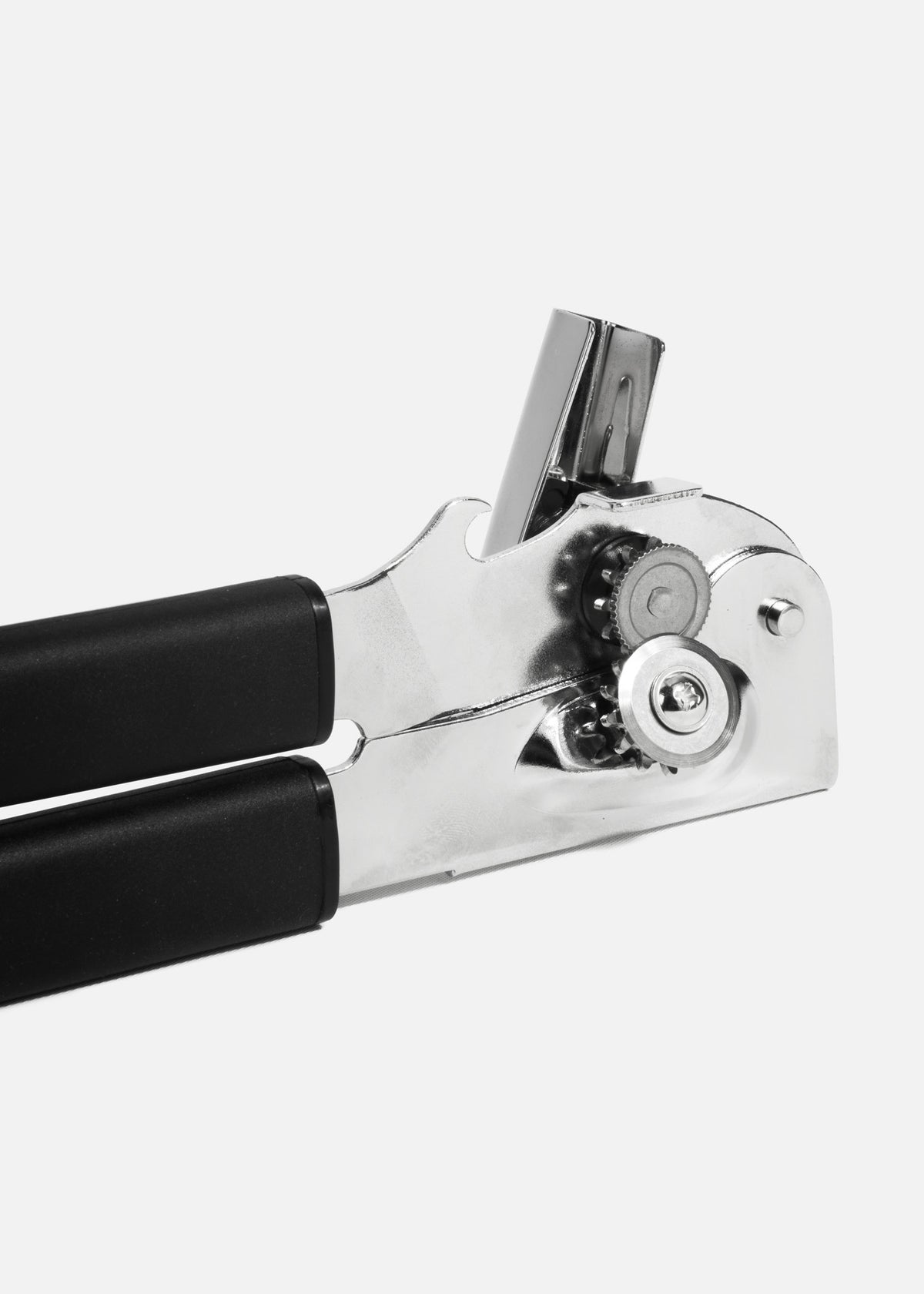 Abrelatas manual de acero inoxidable reforzado plata — imagen de producto