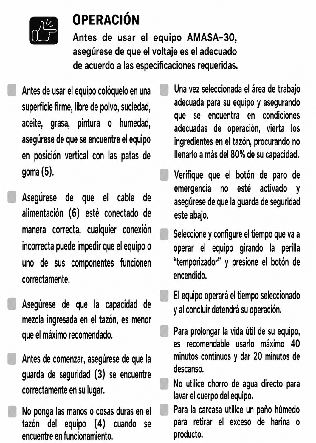 Amasadora industrial de conexión monofásica de acero inoxidable plata 2 HP doble acción giratoria 30 L 18 kg de masa (velocidad del gancho de 350 RPM). Rhino AMASA-30 — imagen de producto