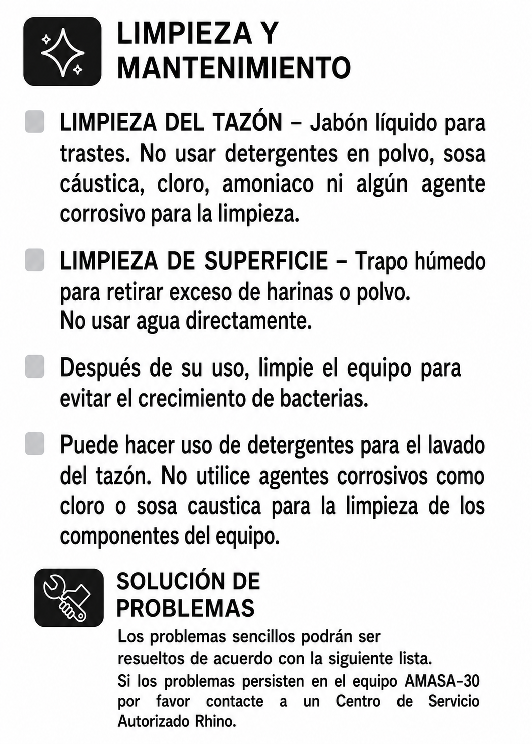 Amasadora industrial de conexión monofásica de acero inoxidable plata 2 HP doble acción giratoria 30 L 18 kg de masa (velocidad del gancho de 350 RPM). Rhino AMASA-30 — imagen de producto