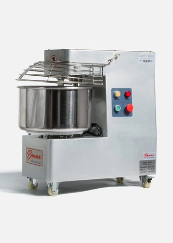 Amasadora doble acción giratoria de acero inoxidable 21 L volumen 8 kg capacidad — imagen de producto