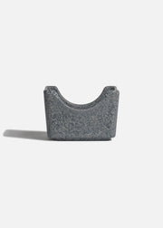 Azucarera para sobres de melamina gris Gray Granite 7.5 cm — imagen de producto