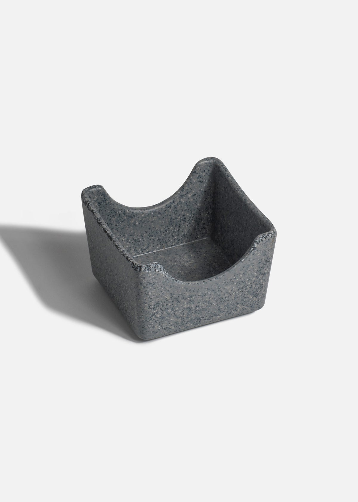 Azucarera para sobres de melamina gris Gray Granite 7.5 cm — imagen de producto