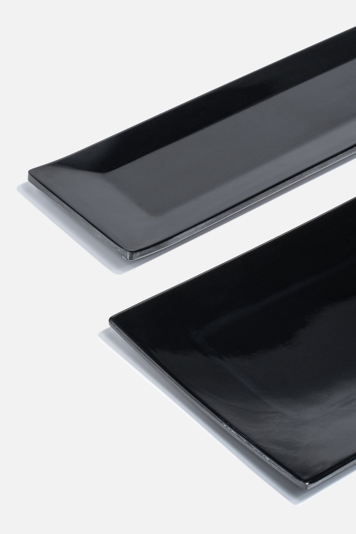 Bandejas de melamina negro brillante Neo — imagen de producto, vista 5