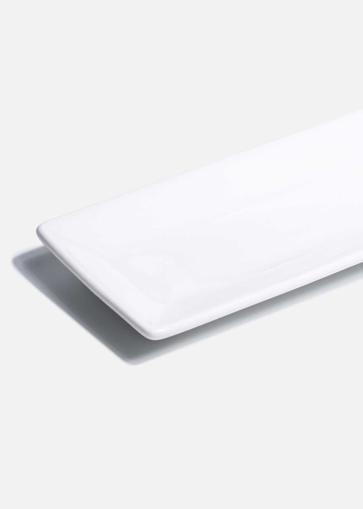 Bandeja de porcelana blanca rectangular — imagen de producto, vista 6