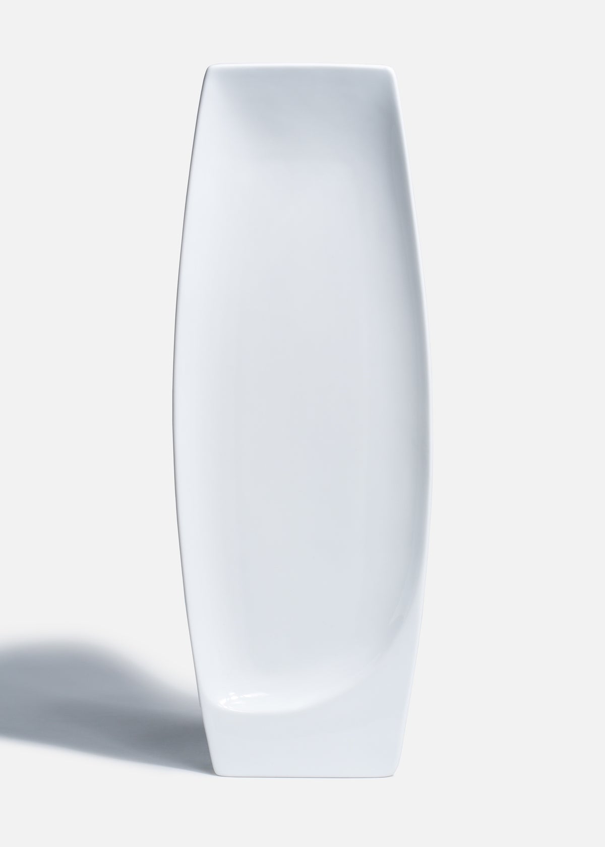 Bandeja rectangular de porcelana blanco Tray 42.5 X15.5 cm — imagen de producto, vista 1