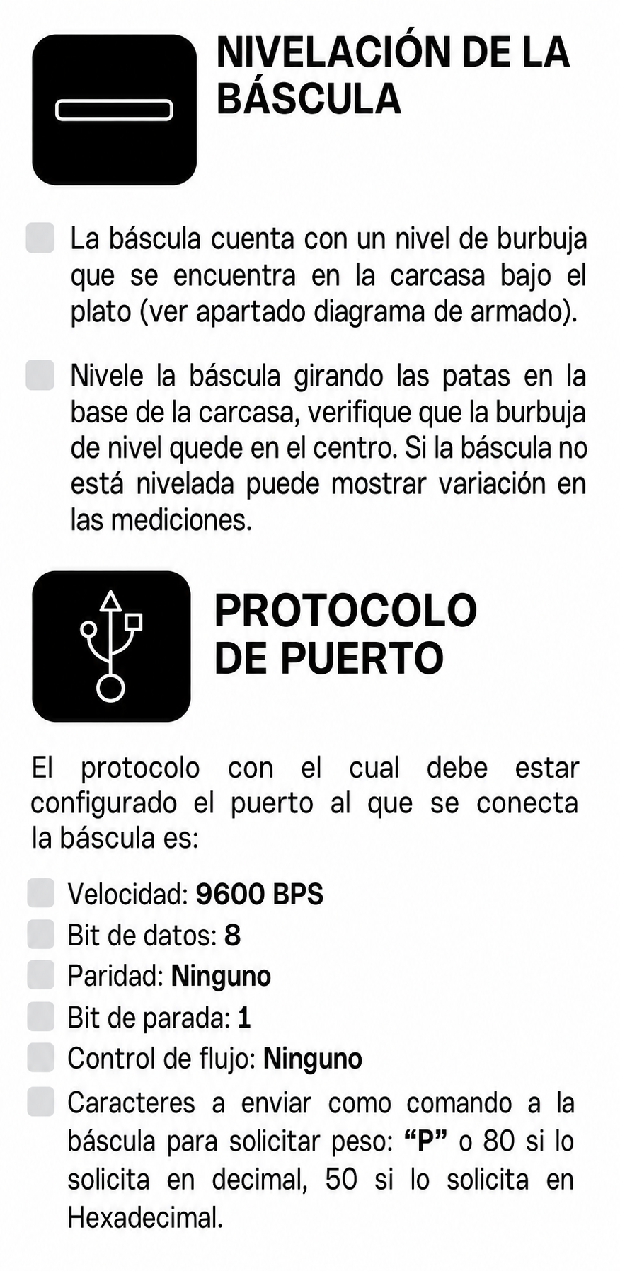 Bascula digital peso / precio con puerto USB comercial profesional para negocios y food service 40 kg división mínima 2 g plato de acero inoxidable de 33x25 cm. Rhino BAR-8RS — imagen de producto