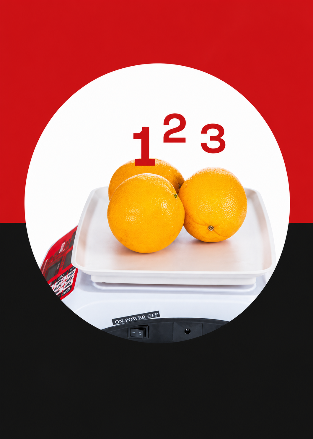Báscula electrónica comercial peso / precio multifunciones con batería recargable 20 kg división mínima 5 g plato de plástico ABS de 29x22 cm. Rhino VINS-20 — imagen de producto