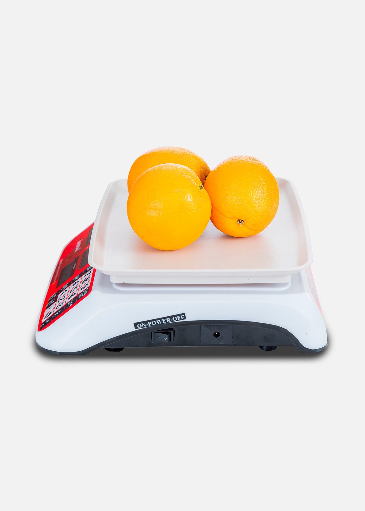Báscula electrónica comercial peso / precio multifunciones con batería recargable 20 kg división mínima 5 g plato de plástico ABS de 29x22 cm. Rhino VINS-20 — imagen de producto