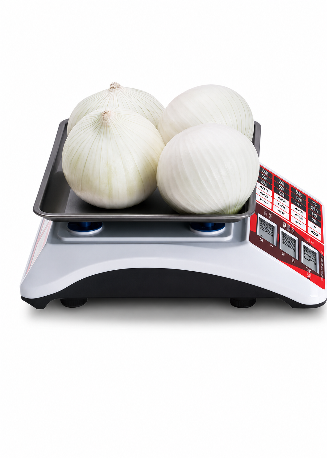 Báscula electrónica comercial peso / precio multifunciones 30 kg división mínima 5 g plato de acero inoxidable de 27.5x21.5 cm. Rhino VINS-30 — imagen de producto