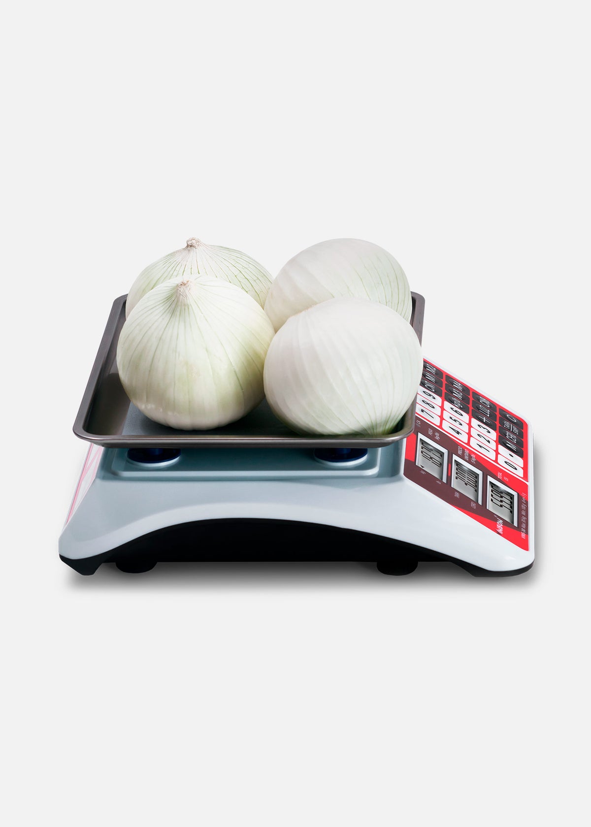 Báscula electrónica comercial peso / precio multifunciones 30 kg división mínima 5 g plato de acero inoxidable de 27.5x21.5 cm. Rhino VINS-30 — imagen de producto