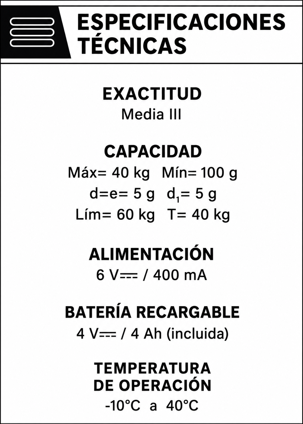 Báscula electrónica comercial peso / precio multifunciones 40 kg división mínima 5 g plato de acero inoxidable de 31.5x24 cm. Rhino VINS-40 — imagen de producto