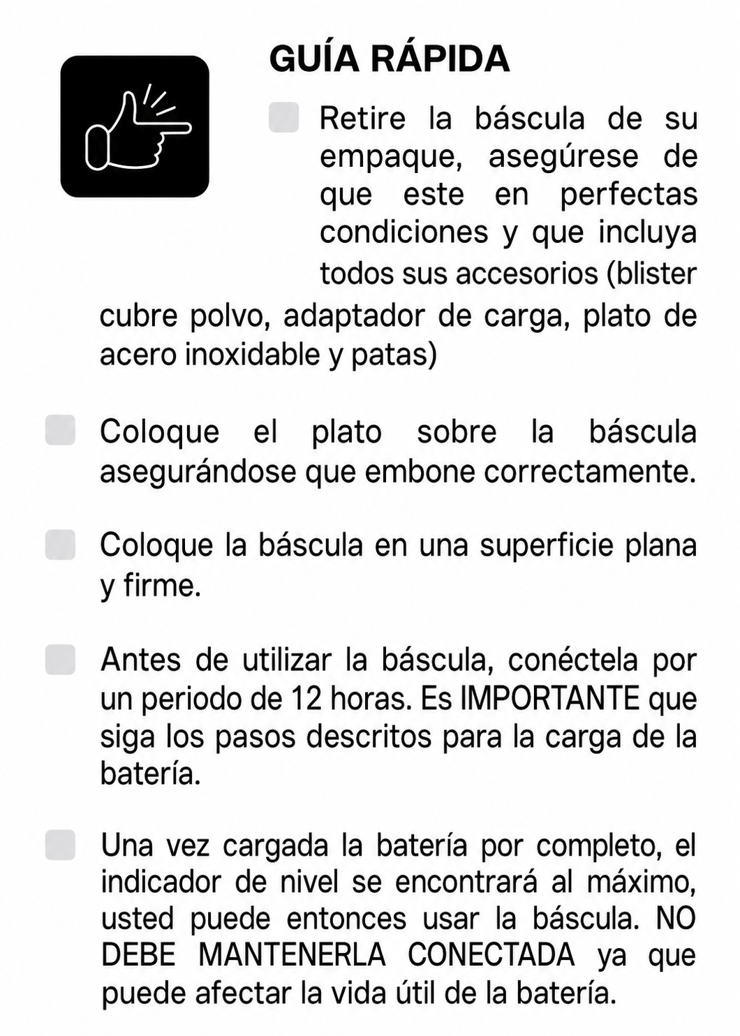 Bascula electrónica profesional comercial multifunciones peso / precio 40 kg división mínima 5 g plato de acero inoxidable de 32.5x23.8 cm. Rhino BARCOM-40 — imagen de producto