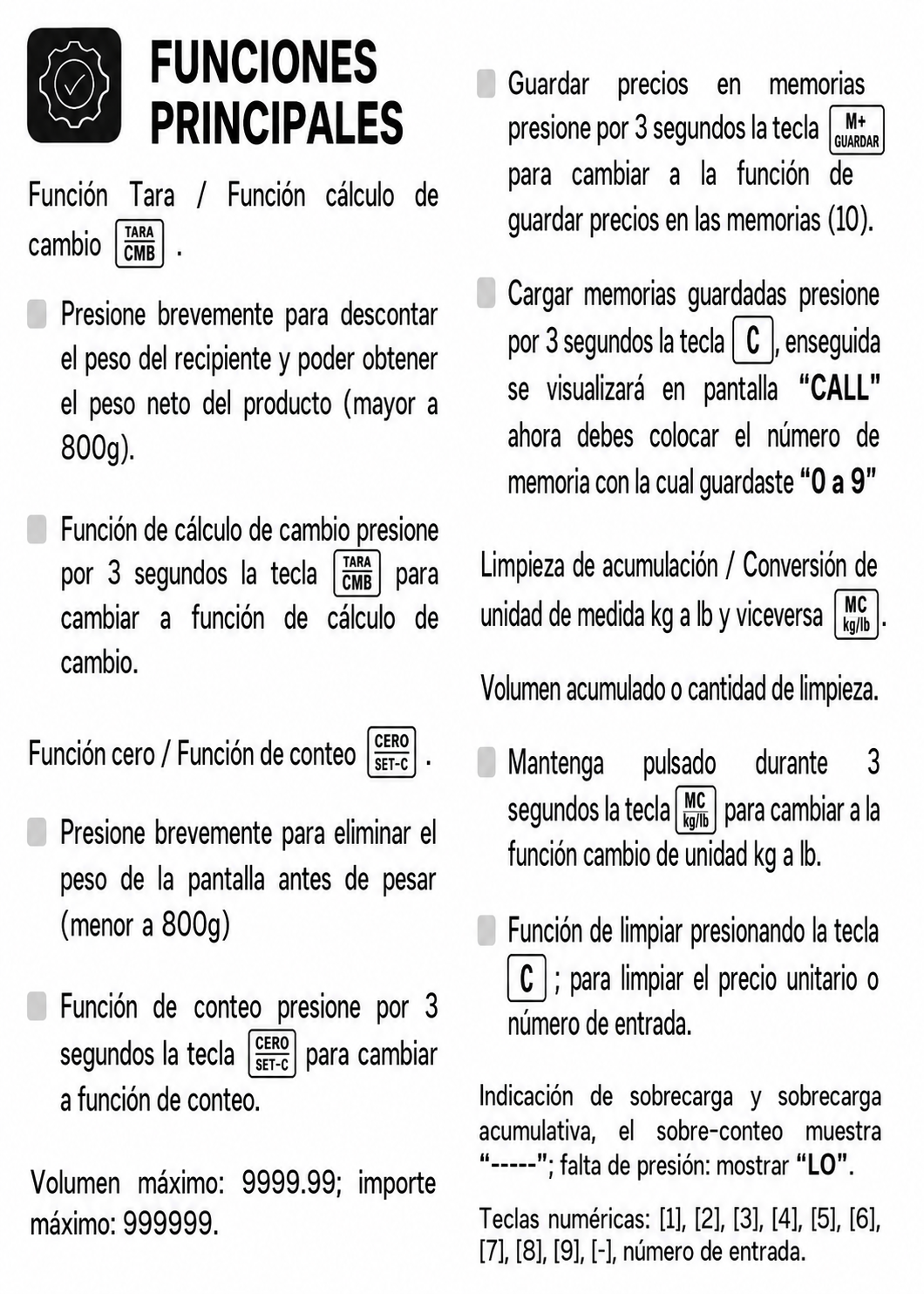 Bascula digital comercial profesional electrónica peso / precio multifunciones con puerto USB para negocios y food service capacidad máxima 20 kg división mínima 2 g con plato de acero inoxidable de 28x20 cm. Rhino BAR-6X — imagen de producto