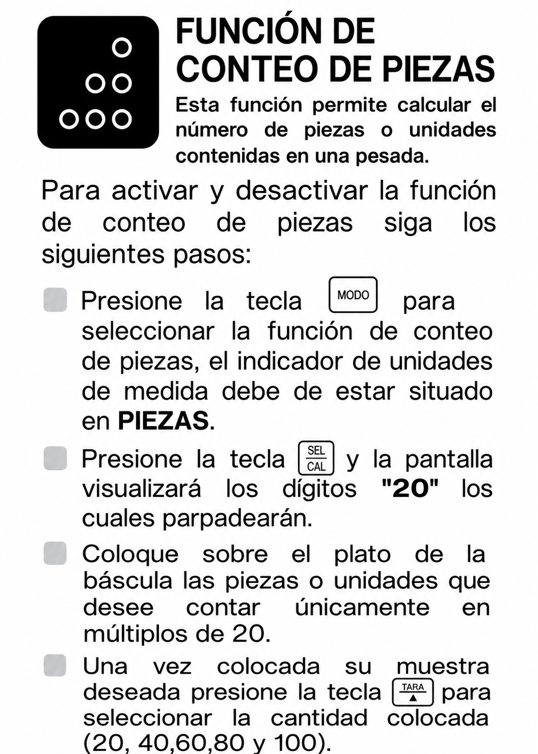 Bascula electrónica porcionadora con batería recargable y conteo de piezas 10 kg división mínima 1 g plato de acero inoxidable de 30x23 cm. Rhino BAPO-10 — imagen de producto
