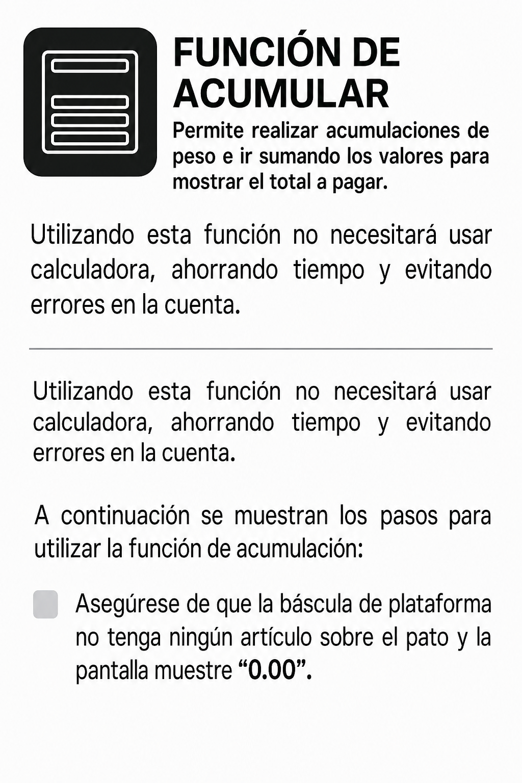 Bascula de plataforma peso / precio con indicador de acero plegable y batería recargable 100 kg división mínima 10 g plato de acero de carbono de 32x42 cm. Rhino BAPCA-100 — imagen de producto
