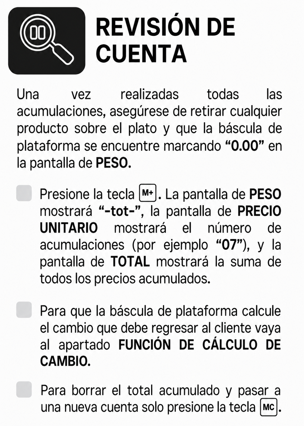 Bascula de plataforma peso / precio con indicador de acero plegable y batería recargable 100 kg división mínima 10 g plato de acero de carbono de 32x42 cm. Rhino BAPCA-100 — imagen de producto