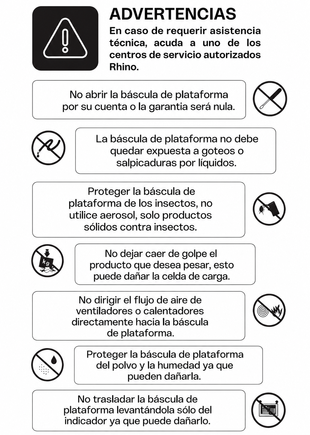 Bascula de plataforma peso / pecio plegable con indicador de acero y batería recargable 200 kg división minima 20 g plato de acero de carbono de 39x49 cm. Rhino BAPCA-200 — imagen de producto