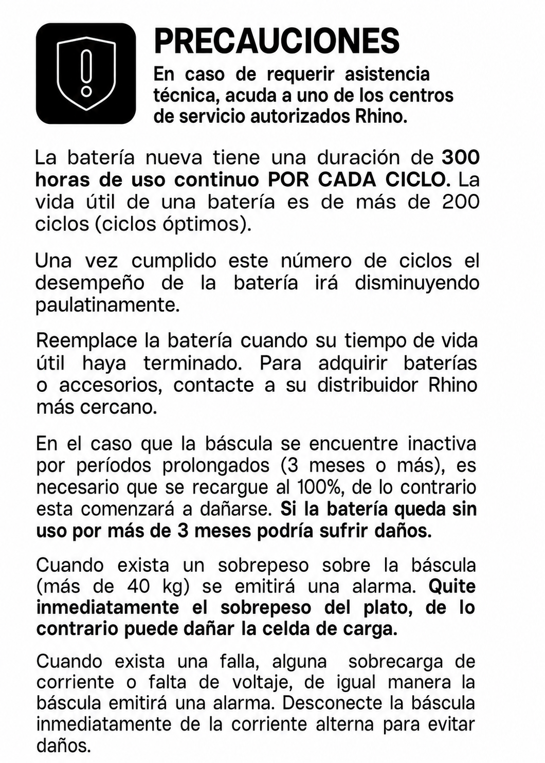 Báscula electrónica profesional digital comercial con torreta peso / precio para negocios 40 kg división mínima 2 g plato de acero inoxidable de 33x25 cm. Rhino BAR-8T — imagen de producto