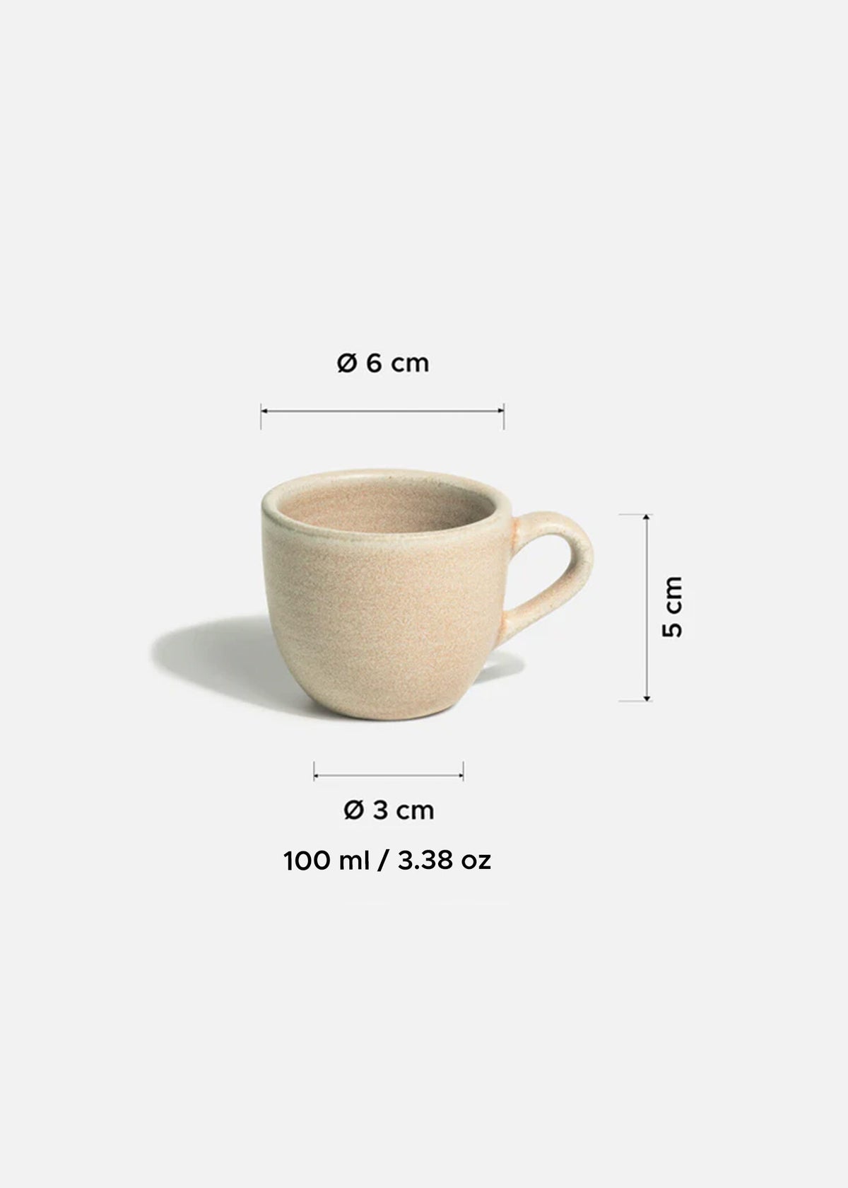 Tazas de porcelana para café Sorrento 320, 205 y 100 ml — imagen de producto
