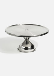 Base para pastel metálica plata de aluminio 13" — imagen de producto