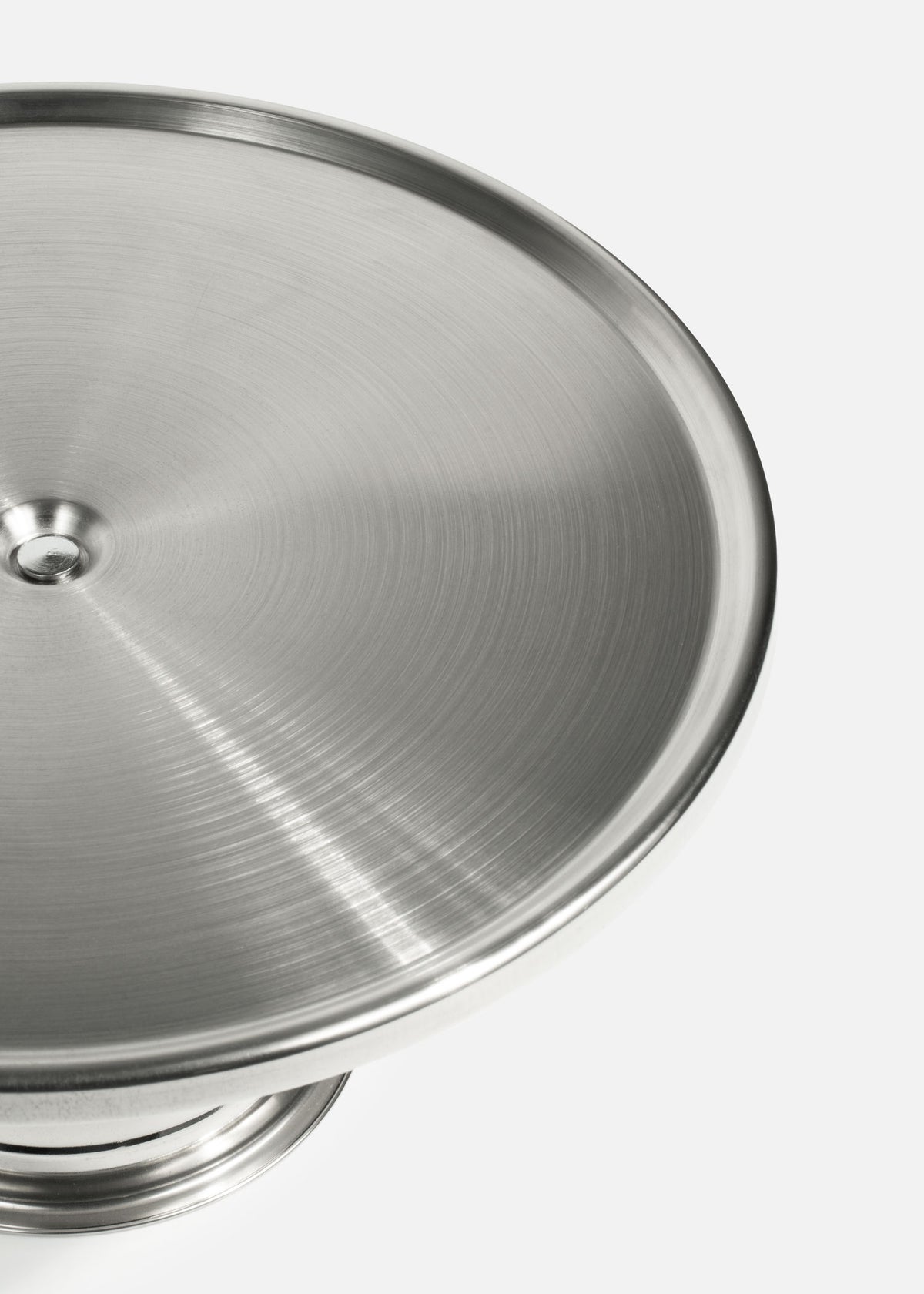 Base para pastel metálica plata de aluminio 13" — imagen de producto