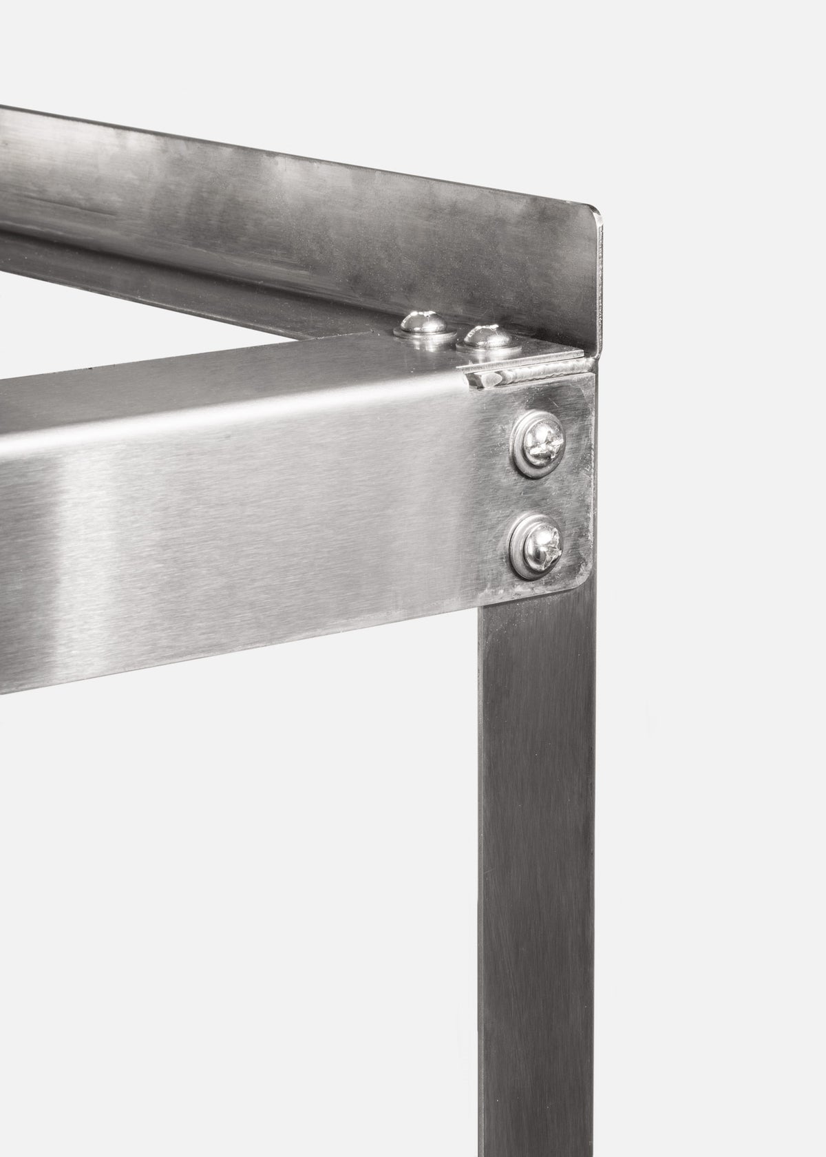 Base para parrilla y plancha de acero inoxidable plata 6x36" — imagen de producto