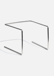 Base para pizza de acero cromado plata 25x22x17 — imagen de producto