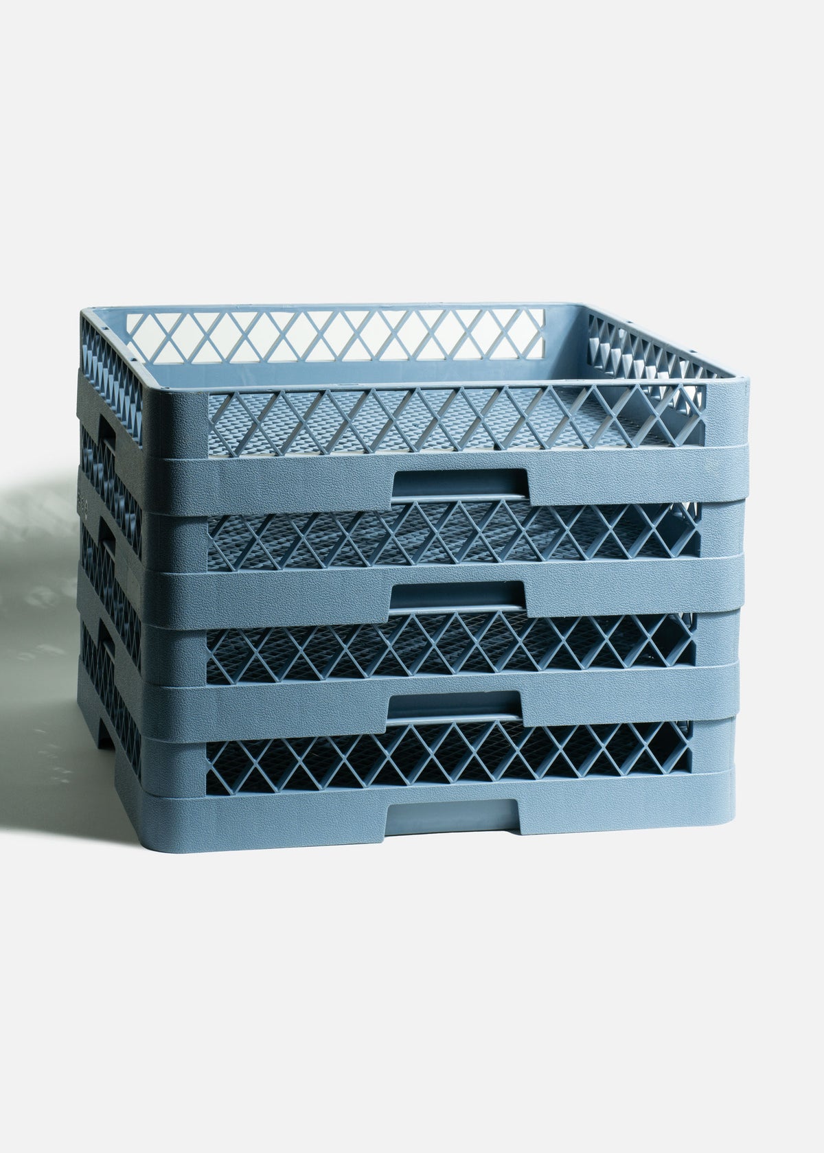 Transportadora de plástico gris para 49 cubiertos 50x50x10 cm — imagen de producto