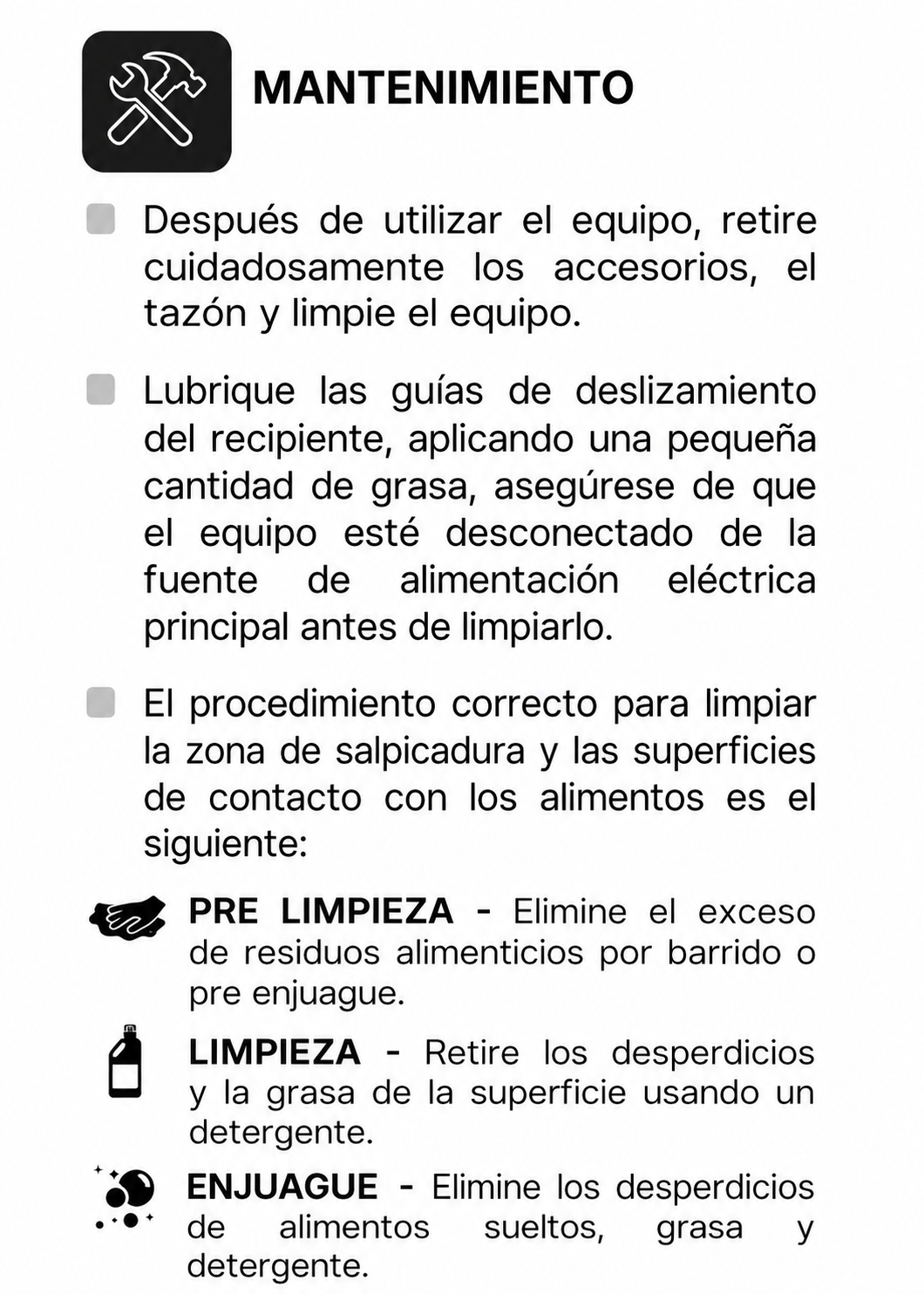 Batidora industrial planetaria de acero inoxidable 201 profesional de tres velocidades (gancho, paleta y globo) capacidad de tazón 10 L y 1.5 kg de amasado. Rhino BATI-10 — imagen de producto