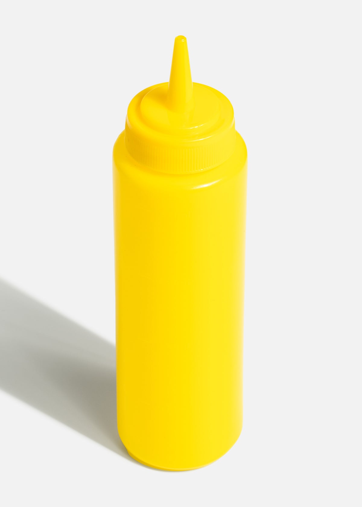 Botella dispensadora para aderezo de plástico amarilla NSF 236 ml — imagen de producto