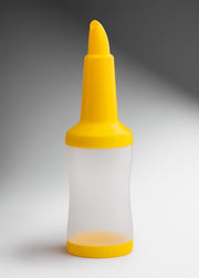 Botella dosificadora para mezcla de plástico amarillo 1 L — imagen de producto