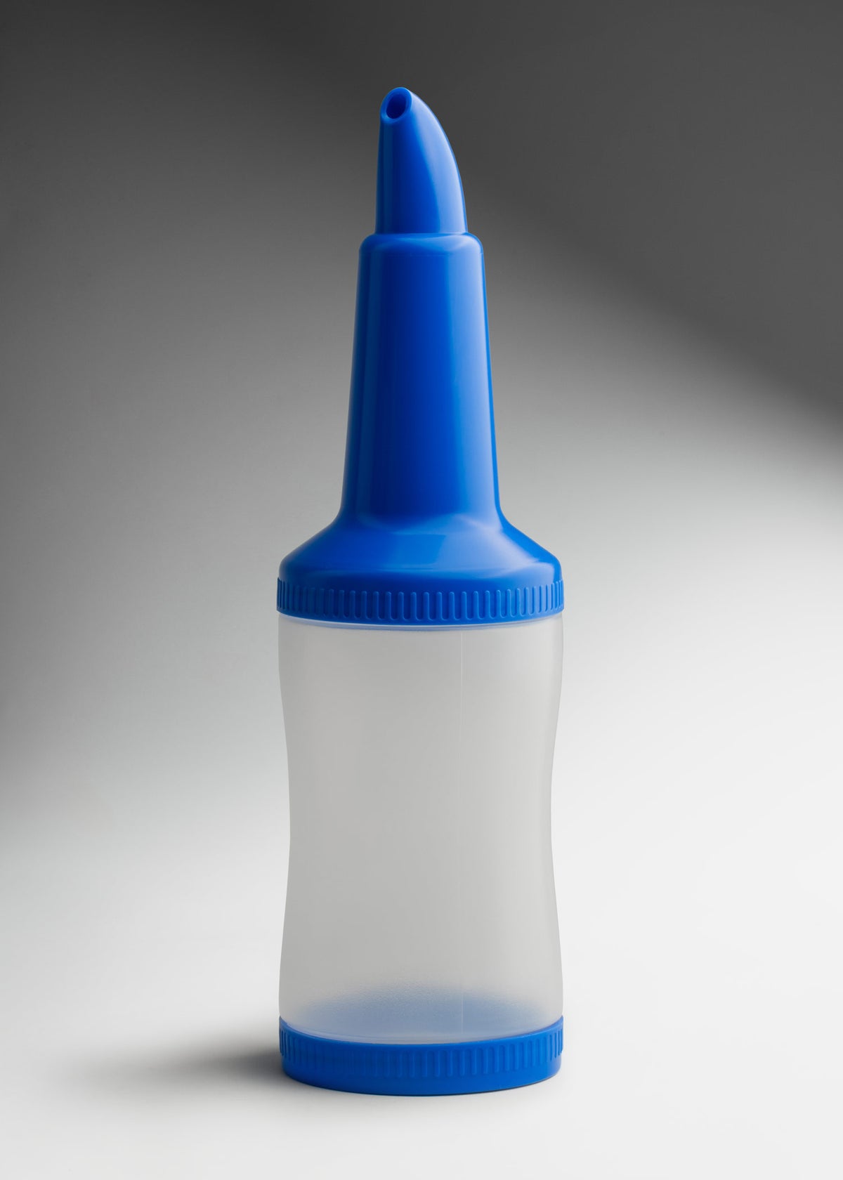 Botella dosificadora para mezcla de plástico azul 1 L — imagen de producto