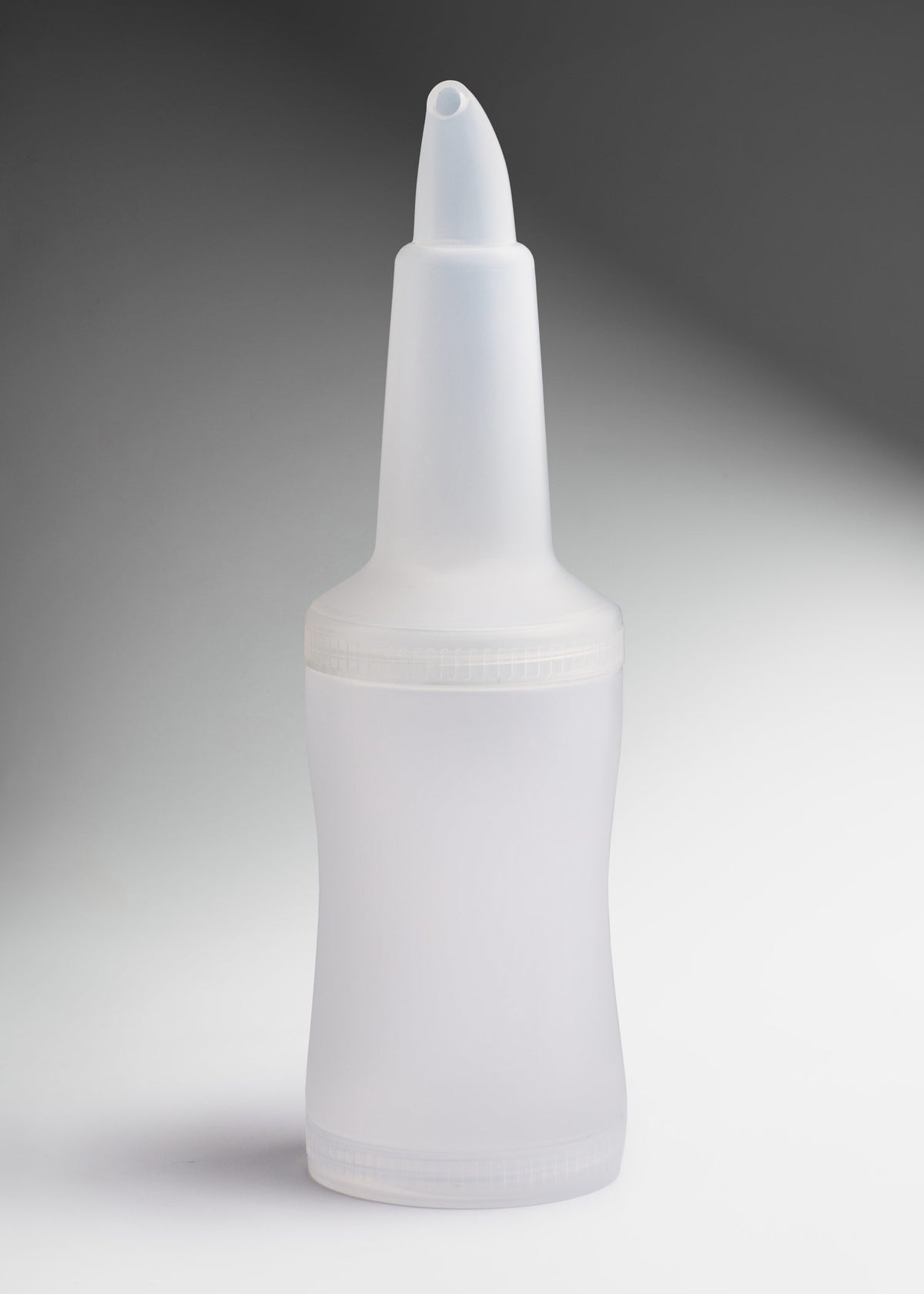 Botella dosificadora para mezcla de plástico blanco 1 L — imagen de producto