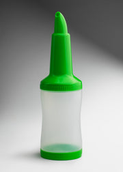 Botella dosificadora para mezcla de plástico verde 1 L — imagen de producto