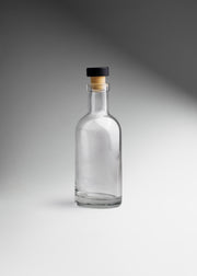 Botella mezcalera de vidrio transparente Premium Liverpool de 375 ml — imagen de producto
