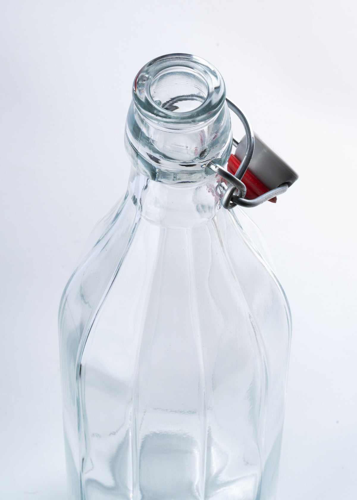 Botella de vidrio transparente 998 ml — imagen de producto, vista 3