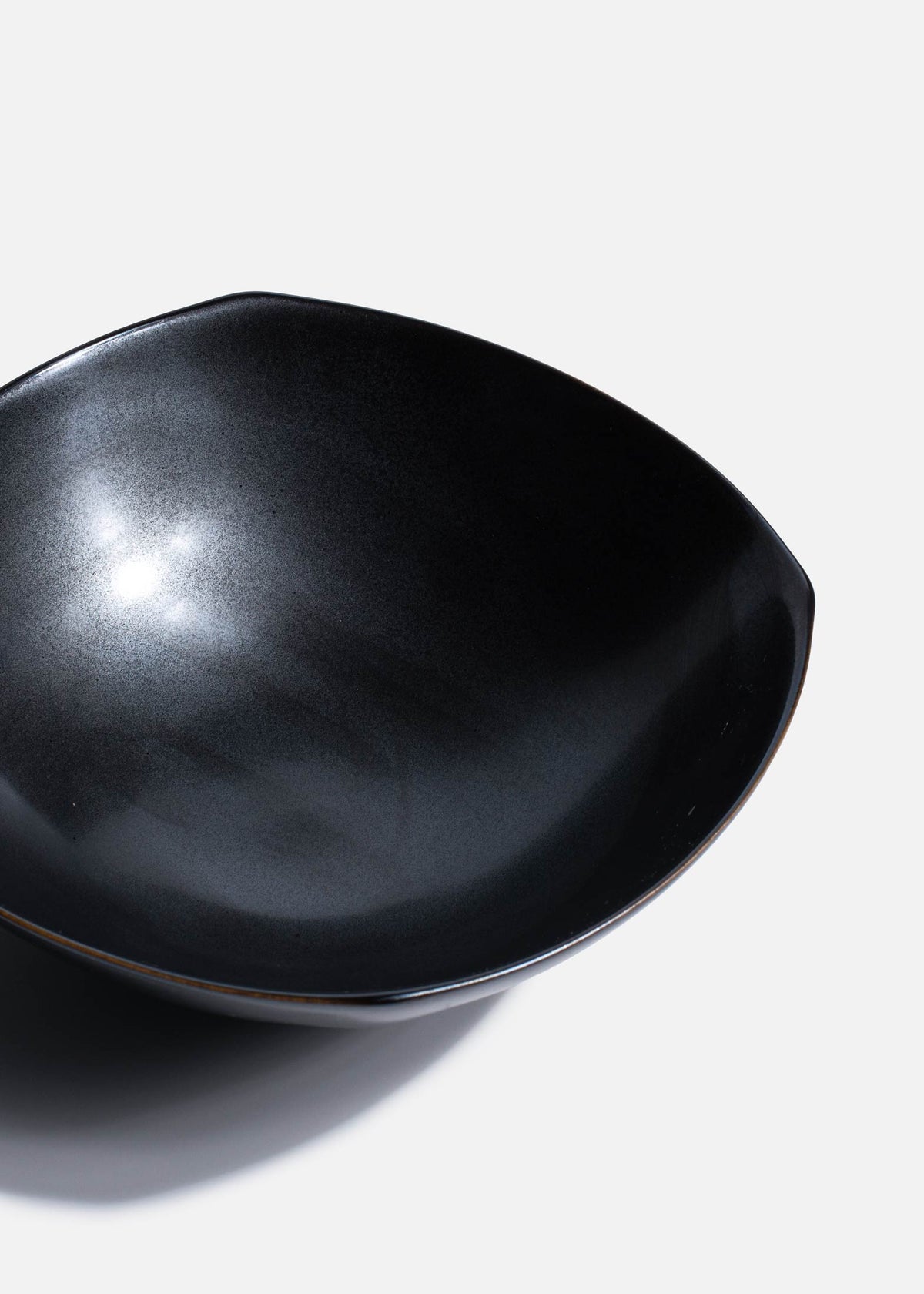 Bowl cuadrado de porcelana negro Quadra Black 340 ml — imagen de producto, vista 3