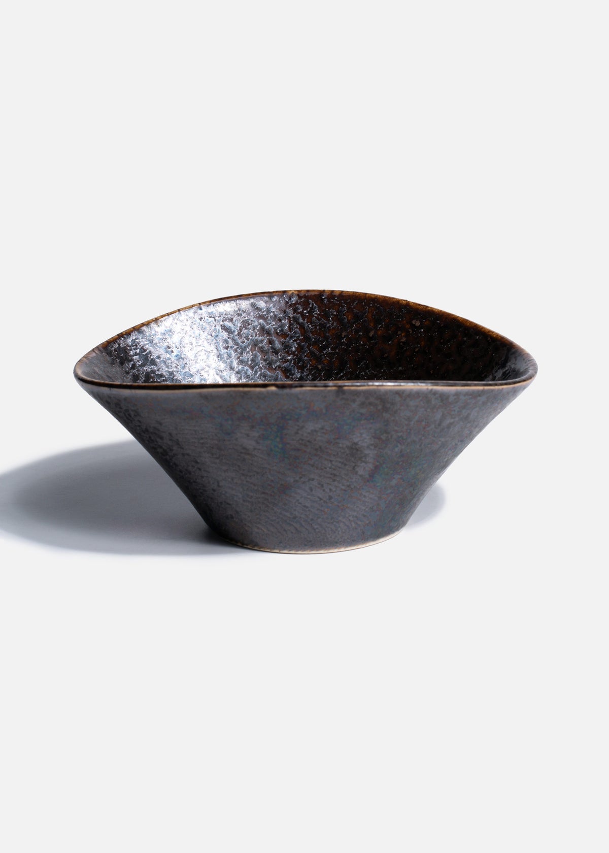 Bowl de porcelana negro Kujaku 12.5 x 9.5 x 4.5 cm — imagen de producto, vista 1